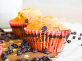 Muffins aux pépites de chocolat noir et blanc