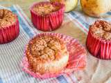 Muffins aux poires et caramel au beurre salé