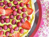 Tarte et tartelettes fraises & framboises