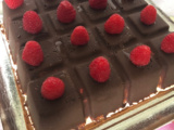 Délice framboise chocolat blanc et citron vert