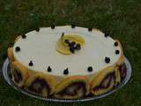 Entremet citron/cassis