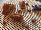 Financier au chocolat noisette