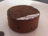 Fondant Nutella et chocolat