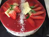 Gateau Rhubarbe fraise