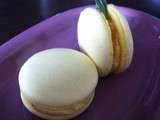 Macarons au citron avec une  pointe  de Mr conticini