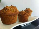 Muffin abricot et crumble pistaches amandes