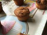 Muffin cranberries chocolat blanc