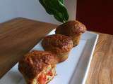 Muffins tomates, mozzarella et basilic