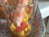 Salsa mangue,avocat,tomate