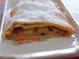 Strudel aux pommes raisin cannelle