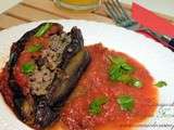 Aubergines farcies / recette turque: karniyarik