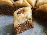 Baklawa baqlawa a la pate filo pour la fete d’aid