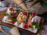 Banana split, recette maison