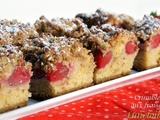 Barres aux fraises – Crumble aux fraises