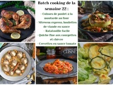 Batch cooking 22 : organiser 5 dîners maison en une session