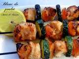 Brochettes de poulet