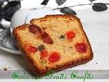 Cake aux fruits confits