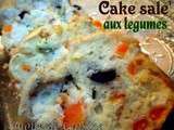 Cake salé aux légumes