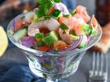 Ceviche de crevettes facile