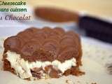 Cheesecake sans cuisson au chocolat