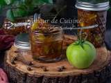 Chutney de tomates vertes