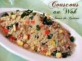 Couscous cantonais, Couscous au wok