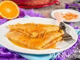 Crêpes à l’orange façon suzettes sans alcool