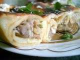 Crepes farcies au poulet