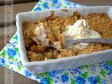 Crumble aux pommes