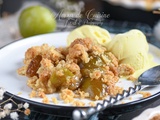 Crumble aux reines-claudes, mirabelles et flocons d’avoine