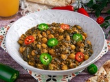 Curry de pois chiche aux épinards