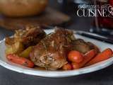 Diner facile et rapide à la poêle- cuisses de poulet aux légumes