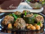 Dolma courgettes courgettes a la viande hachée