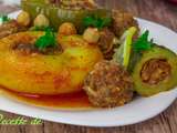 Dolma legumes farcis a la viande hachee au four