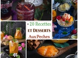 Et desserts aux pêches