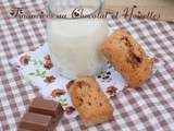 Financiers au chocolat et noisettes / recette pour gouter