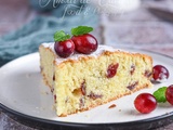 Gateau aux cranberries / canneberges