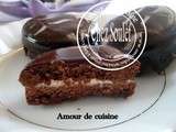 Gateaux secs, rondelles au chocolat