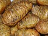 Hasselback potatoes, pommes de terre rôtie a la suédoise