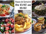 Menu de semaine 29 : repas d’été faciles et rapides