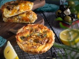 Mini quiches au potimarron et Roquefort