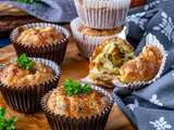 Muffins salés au blanc de poulet