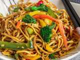 Nouilles chinoise sautées aux légumes