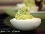 Oeuf mimosa-creme d’avocat