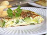 Omelette espagnole ou tortilla aux courgettes