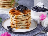 Pancakes aux graines de chia et myrtilles