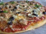 Pizza au thon et champignon