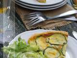 Quiche fine aux courgettes et chevre