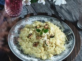 Risotto aux courgettes sans vin