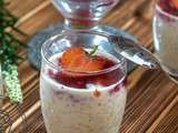 Riz au lait aux fraises